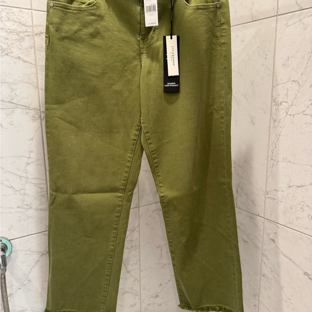 Liverpool Kennedy Crop Straight Jeans